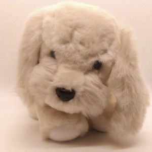 24K Dog Polar Puff Special Effects Vintage SANDY 90s RARE Plush